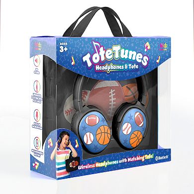 GabbaGoods Bluetooth Headphones With Tote Bag - Sports