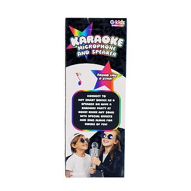 GabbaGoods G kidz Karaoke Microphone with Bluetooth & Speaker