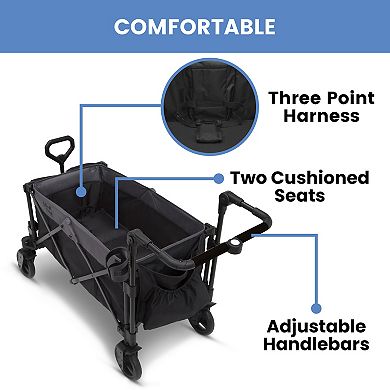 Little Folks by Delta Children City Wagon Cruiser Stroller