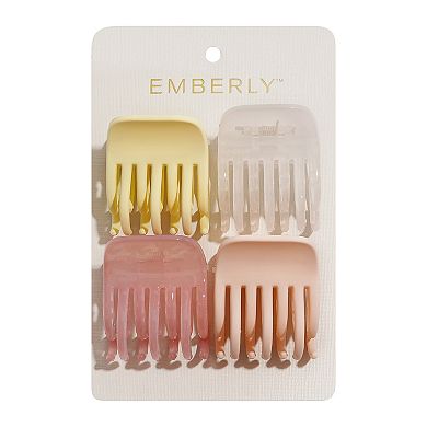 Emberly 4-Pack Claw Clips