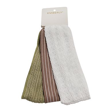 Emberly 3-Pack Ribbed Headbands