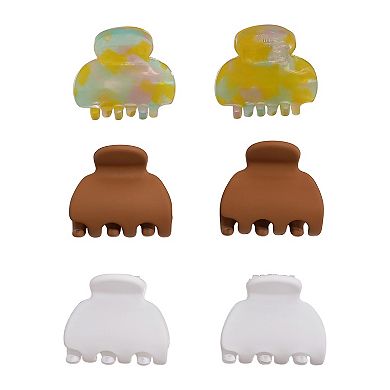 Emberly 6-Pack Mini Claw Clips