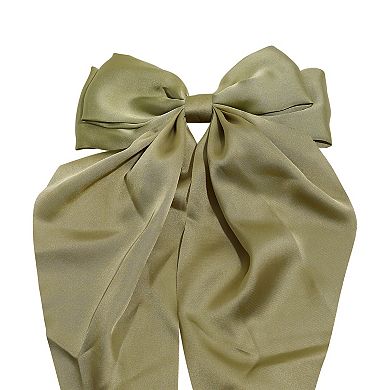 Emberly Satin Bow Barrette
