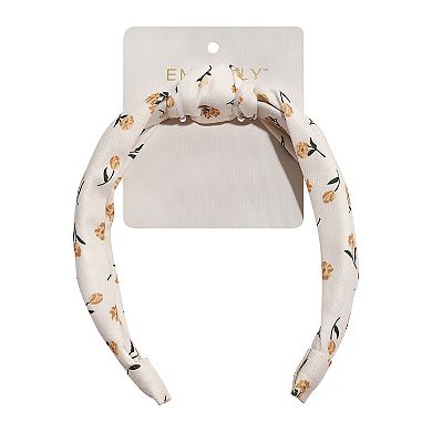 Emberly Floral Top Knot Headband