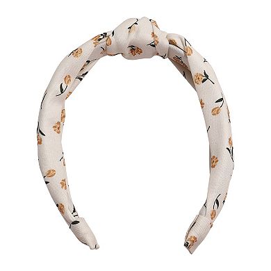 Emberly Floral Top Knot Headband