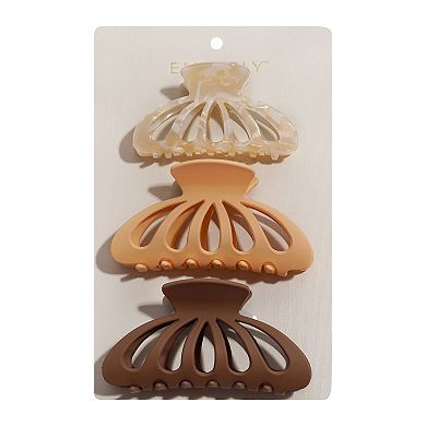 Emberly 3-Pack Split Claw Clips