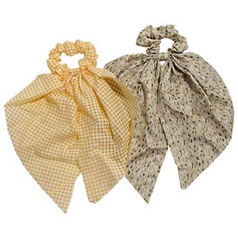 Emberly 2 pc Tail Scrunchie Set