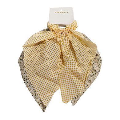 Emberly 2-Piece Tail Scrunchie Set