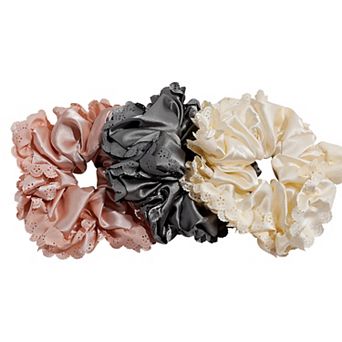 Emberly Eyelet Scrunchie 3-Pack