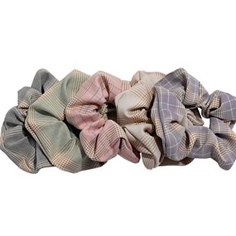 Emberly 5-Pack Plaid Scrunchies