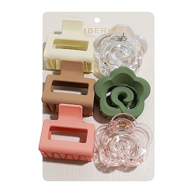 Emberly 6-Pack Cut Out Hair Clips