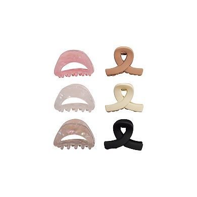 Kimberly 6-Pack Loop Claw Clips