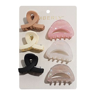 Kimberly 6-Pack Loop Claw Clips