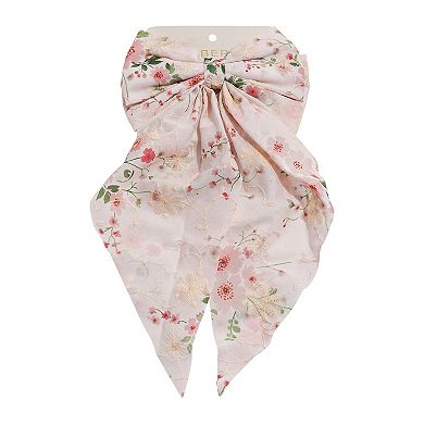 Emberly Floral Bow Barrette