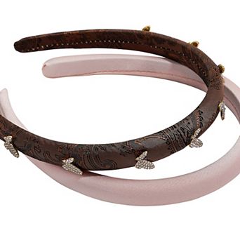 Emberly 2 pc Butterfly Headband Set