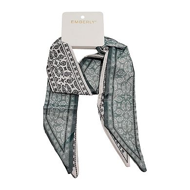 Emberly 2-Piece Paisley Print Scarves