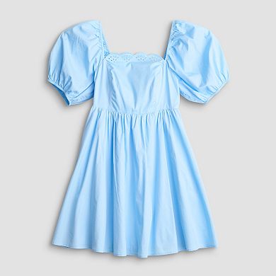 Petite LC Lauren Conrad Short Sleeve Empire Mini Dress