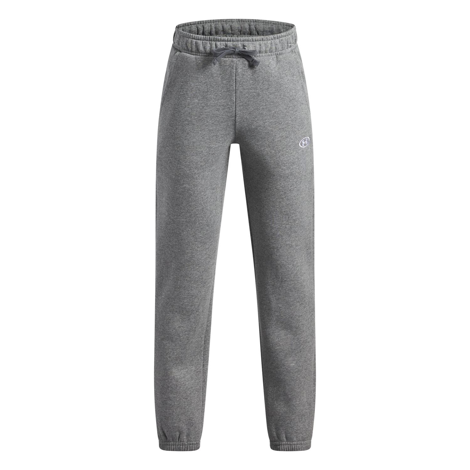 Брюки Under Armour Rival Fleece Joggers для мальчиков, цвет: Тёмно-серый меланжевый