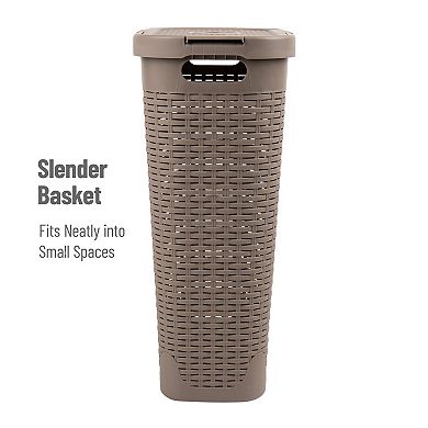 Mind Reader Slim Laundry Basket