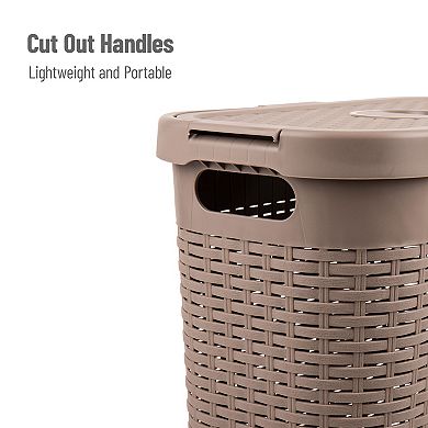 Mind Reader Slim Laundry Basket