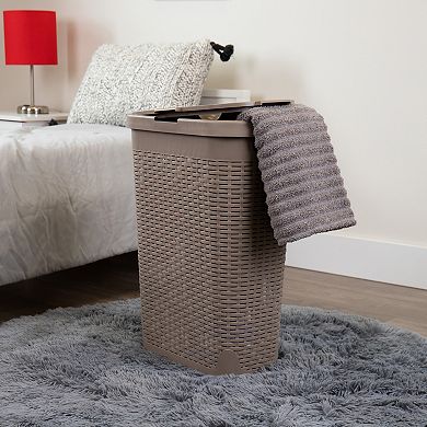 Mind Reader Slim Laundry Basket