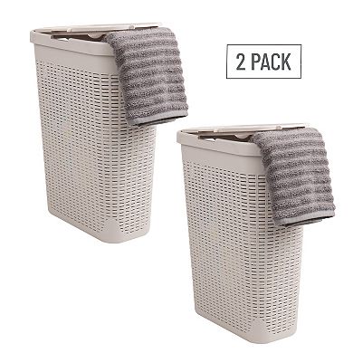 Mind Reader Slim Laundry Basket 2-pc. Set