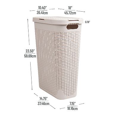 Mind Reader Slim Laundry Basket 2-pc. Set