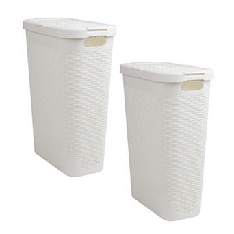 Mind Reader Slim Laundry Basket 2 pc Set