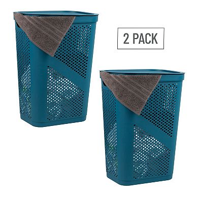 Mind Reader Lightweight Plastic Hamper 2-pc. Set