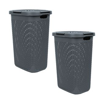 Mind Reader Laundry Basket 2 pc Set