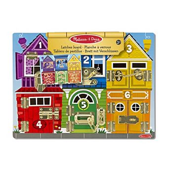 Melissa & Doug Latches Board Educational Activity Toy