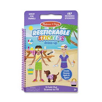 Melissa & Doug Restickable Stickers Dress-Up Activity Book