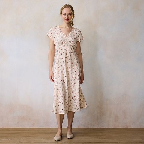Женские платья LC Lauren Conrad Petite LC Lauren Conrad Empire Midi Dress