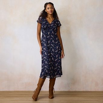 Petite LC Lauren Conrad Empire Midi Dress
