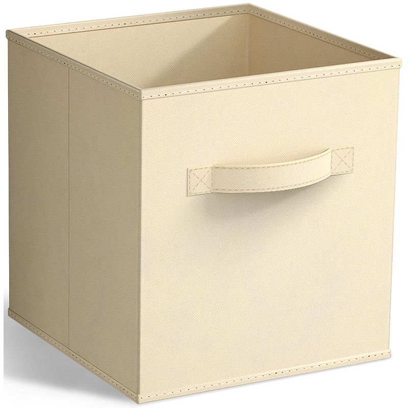 UPC 192405397158 product image for Sorbus 11-Inch Foldable Storage Cube, Beige | upcitemdb.com