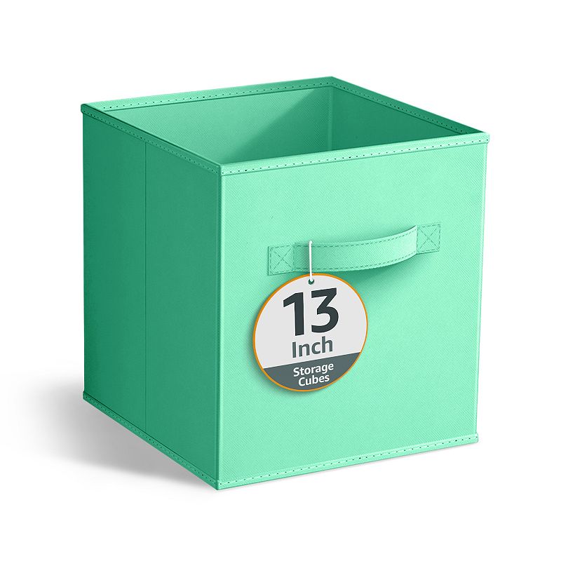 Sorbus 13-Inch Foldable Storage Cube, Blue