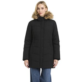 Women's Modern Supply by Sanctuary Matte Stretch Midlength Quilt Jacket