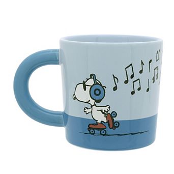 The Big One® Peanuts Snoopy & Woodstock Music Mug