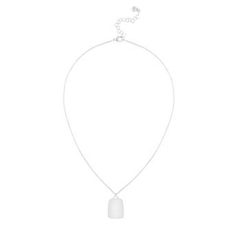 LC Lauren Conrad Silver Tone Long Pendant Necklace