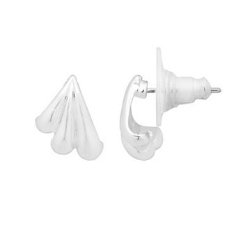 LC Lauren Conrad Mini J-Hoop Earrings