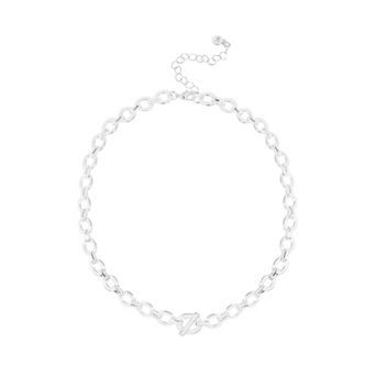 LC Lauren Conrad Silver Tone Statement Links Necklace