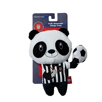 U.S. Soccer Panda Referee Plush Dog Toy