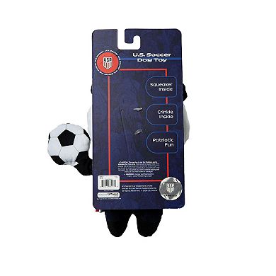 U.S. Soccer Panda Referee Plush Dog Toy