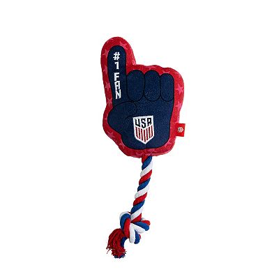 U.S. Soccer #1 Fan Plush & Rope Dog Toy