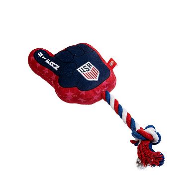 U.S. Soccer #1 Fan Plush & Rope Dog Toy