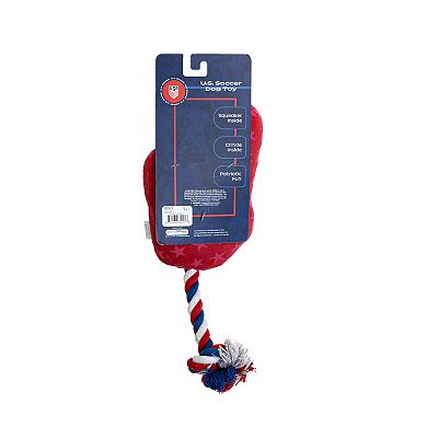 U.S. Soccer #1 Fan Plush & Rope Dog Toy