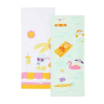 Celebrate Together™ Halloween 2-Pack Summerween Skeletons Kitchen Towels