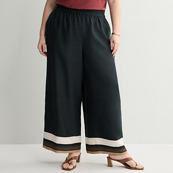 Plus Size Nine West Palazzo Pants