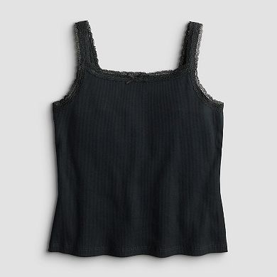 Girls 7-16 SO® Lace Trim Cami in Regular & Plus Size