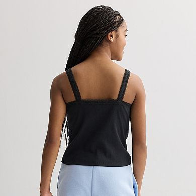 Girls 7-16 SO® Lace Trim Cami in Regular & Plus Size